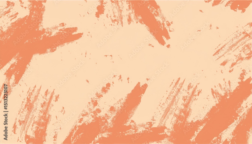 Aufkleber textured terracotta brush stroke background for web design, branding, or print with abstract paint s