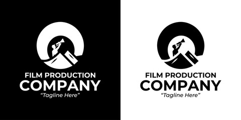 Simple and Effective Film Production Company Logo with Camera Icon