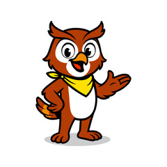 Obraz premium Animal mascot vector character cartoon wildlife illustration cute jungle design for educational material, kids game content and children story characters for school