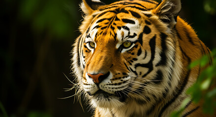 Tiger Portrait in Jungle