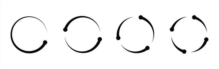 icon arrow refresh loop repeat on isolated. vector illustration