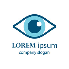 Obraz premium health and eye care logo design