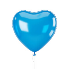 Pastel pink & blue heart-shaped balloons tied together, floating on white background. Perfect for Valentine's ads, wedding themes, or lifestyle products. High-quality PNG