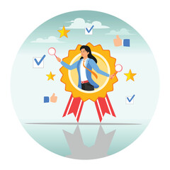 QA quality assurance or quality control to approve or guarantee customer trust and confidence.