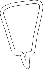 Speech bubbles set, talking, chat, dialog