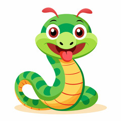 Naklejka premium World Snake Day Vector – Reptile Art, Serpent Illustration, Wildlife Concept