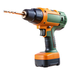 Drill isolated on transparent background 