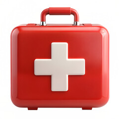 Obraz premium First aid kit isolated on transparent background 