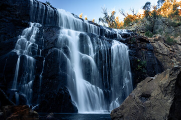 Obraz premium huge waterfall in the mountains