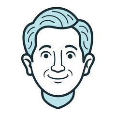 A minimalist design formed by lines shaping a human head, symbolizing thought, identity, and creativity with sleek, abstract contours and modern elegance.
