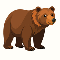 Grizzly Bear vector illustration 