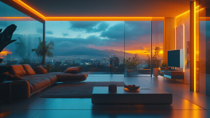 Fototapeta premium The warmth of family in a digital world.