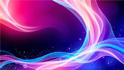 Abstract modern background with flowing particles. Digital future technology concept. vector illustration.