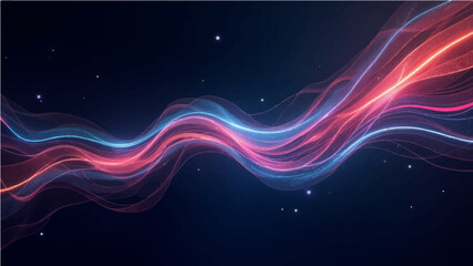 Abstract futuristic background. Dynamic geometric lines. Vector illustration.