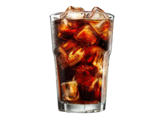 High Resolution Glass Sparkling Cola