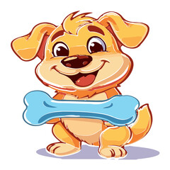 Dog icon design with colors that can be used as a symbol of a pet, animal, living creature, or other editing tool.