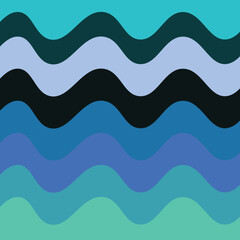 seamless pattern with waves, seamless waves pattern