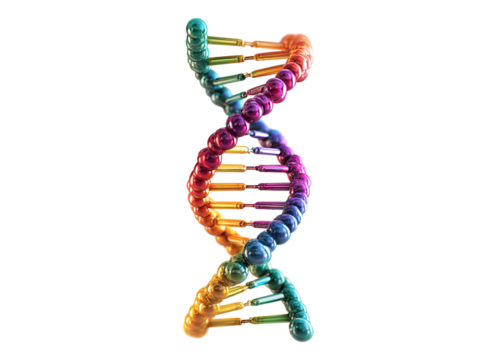 Multi color dna model