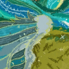 Various oil paintings, flowers, cats, dogs, fish, roses, peonies, flowers, landscapes, cranes, beautiful scenery