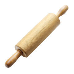 Fototapeta premium Rolling pin isolated on transparent background 