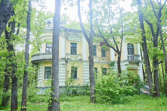 Moscow, Russia. - May 26, 2025: Marshal Fyodor Tolbukhin's dacha, located in Mozhaisk district in the west of Moscow.