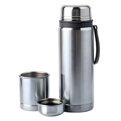 Thermos isolated on transparent background 