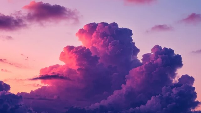 Colorful cloudscapes at sunset