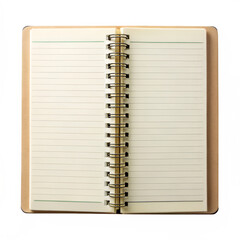 Notebook isolated on transparent background 