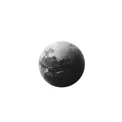 earth globe isolated on white