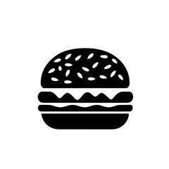 vector illustration of a hamburger