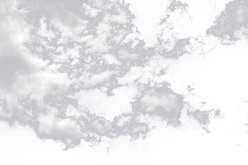 realistic clouds on tranparent png, clouds element for design, banner, etc.