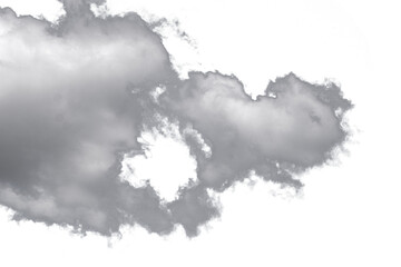 realistic clouds on tranparent png, clouds element for design, banner, etc.