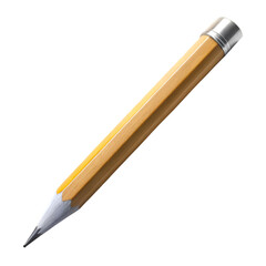 Pencil isolated on transparent background 