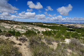 Paysage d'Andalousie, Espagne. 