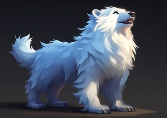 Majestic white creature