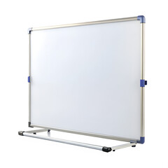 Whiteboard isolated on transparent background 