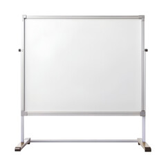 Whiteboard isolated on transparent background 