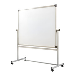 Whiteboard isolated on transparent background 