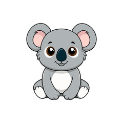 cuddly baby koala vector Illustration