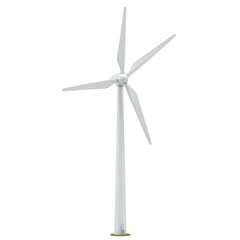 wind turbine isolated on white