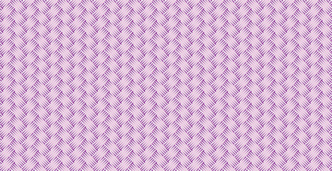Panoramic purple wicker background, repeating elements - Vector illustration