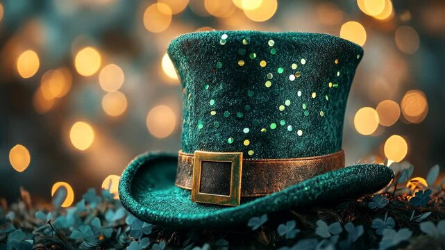 Sparkling Leprechaun Hat for St. Patrick&rsquo;s Day
