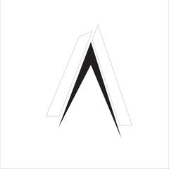 Letter A Professional logo for all kinds of business. icons for business of luxury, elegant, simple. A logo design