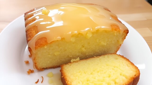 delicious lemon drizzle cake zesty citrus glaze perfect tea time treats desserts, sweet, baked, homemade, tasty, moist, yellow, refreshing, fruity, tangy