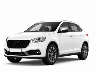 Fototapeta premium Realistic car isolated on white background. . rendering