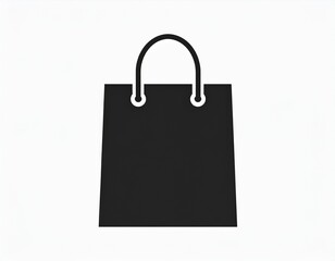 shopping, bag, icon, symbol, vector, flat, sign, pictogram, filled, solid, buy, retail, e-commerce, online, shop, basket, cart, market, store, purchase, graphic, app, web, digital, design, modern, whi