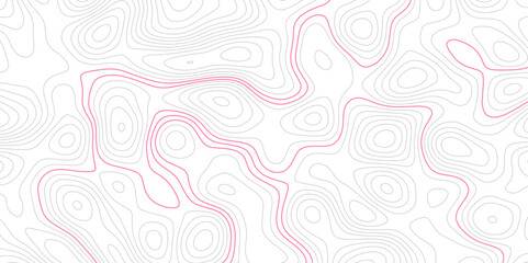 Complex topographic contour lines abstract geographic map. Intricate line patterns on background Minimal Contour Map Pattern Design


