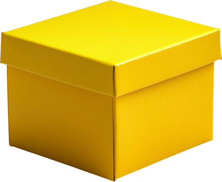 yellow gift box 