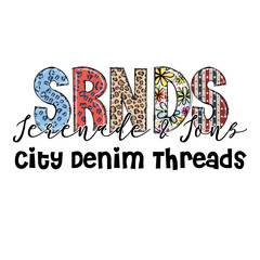 SRNDS Jerrielle & Jons City Denim Threads Design