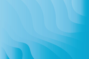 Serenity Blue Abstract Wave Design with Subtle Gradients